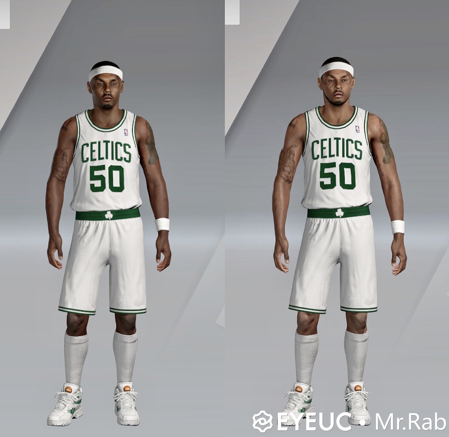 0708 Celtics 4 Players Pack By Mr. Rab [FOR 2K20] NBA