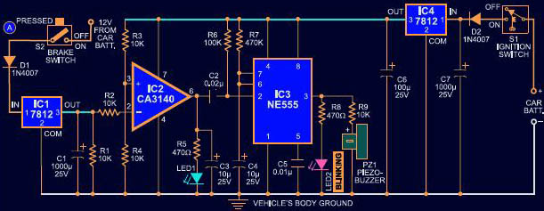 Vehicle Break Failure Indicator ~ Circuit Diary