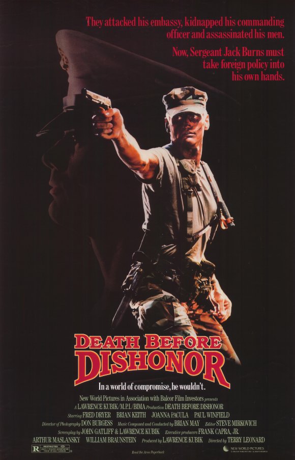 Good Efficient Butchery Retro Review DEATH BEFORE DISHONOR (1987)