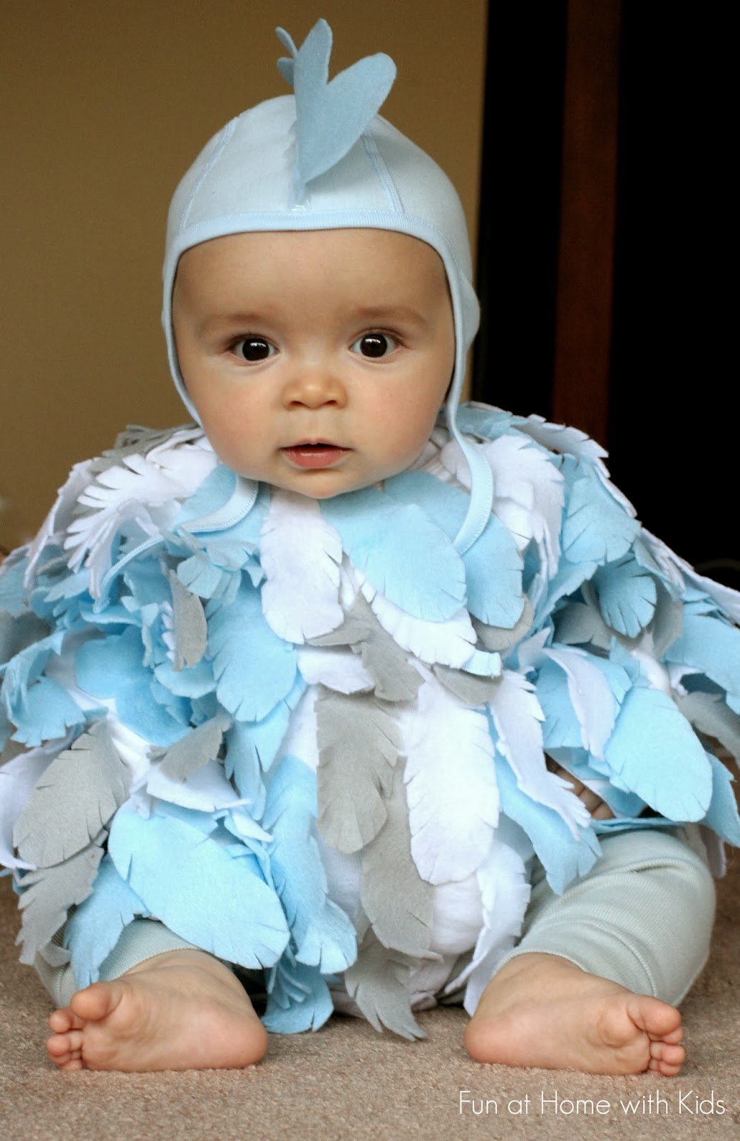 DIY No Sew Baby Chicken Halloween Costume DIY No Sew Baby Chicken Halloween Costume