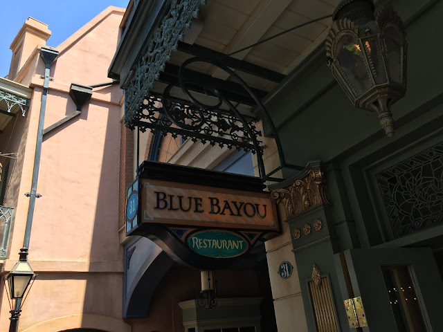 Blue Bayou Sign New Orleans Square Disneyland