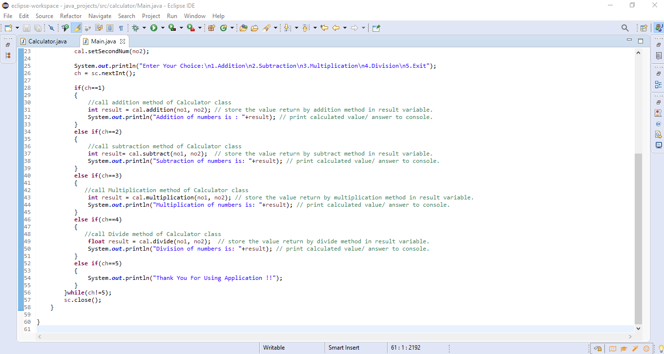 Post 1 - Build Simple Calculator using Java