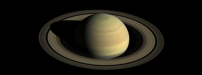 sistema de anéis de Saturno