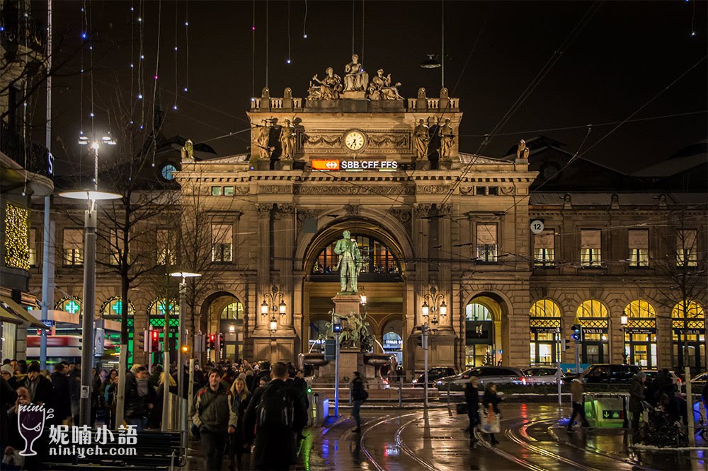 瑞士景點｜蘇黎世中央車站耶誕市集。全歐洲最大的室內耶誕市集