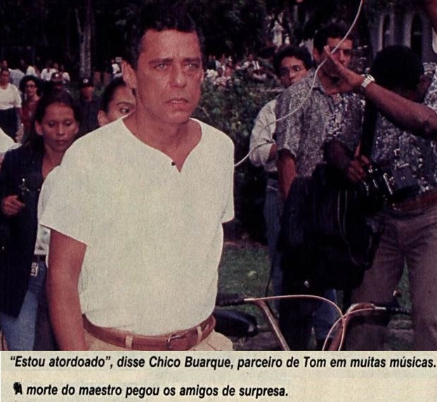 Caetano Velosoen detalle.: 1994 - A MORTE DE TOM JOBIM