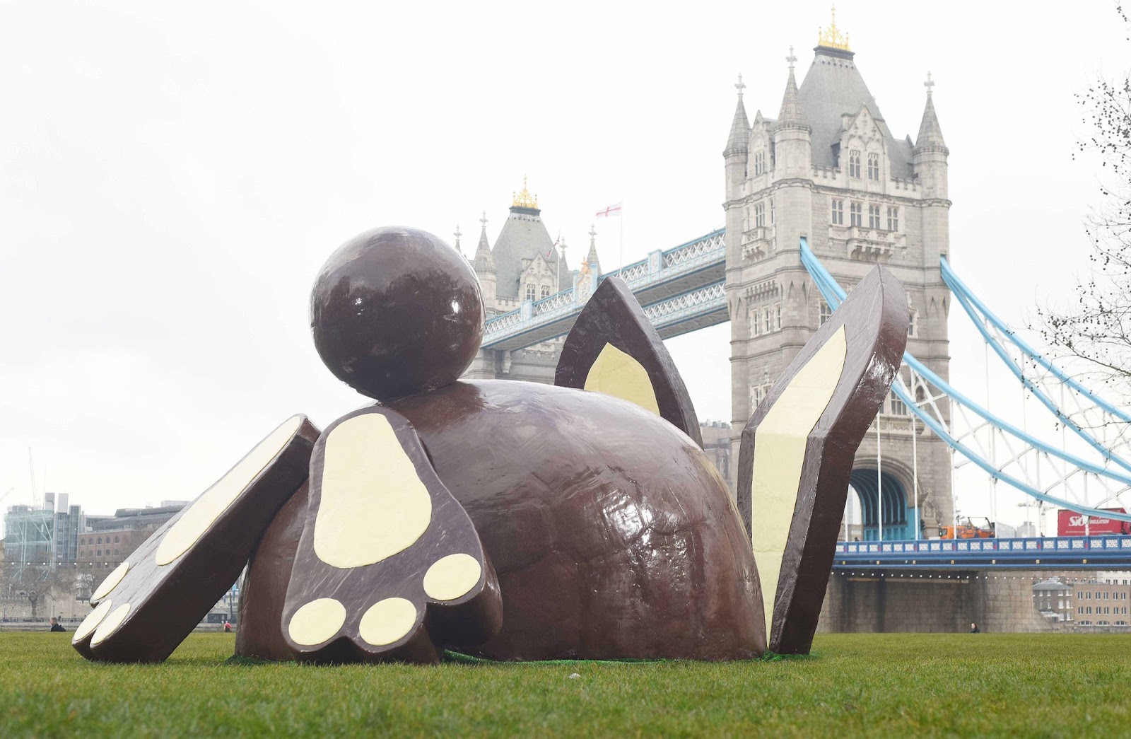 Dr. Oetker's Giant Chocolate Bunny Bum Tours The UK Bunny Bum Tours The UK