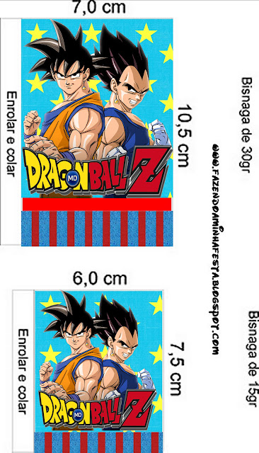 Kit Festa Dragon Ball Z para imprimir - OrigamiAmi - Arte para toda a festa