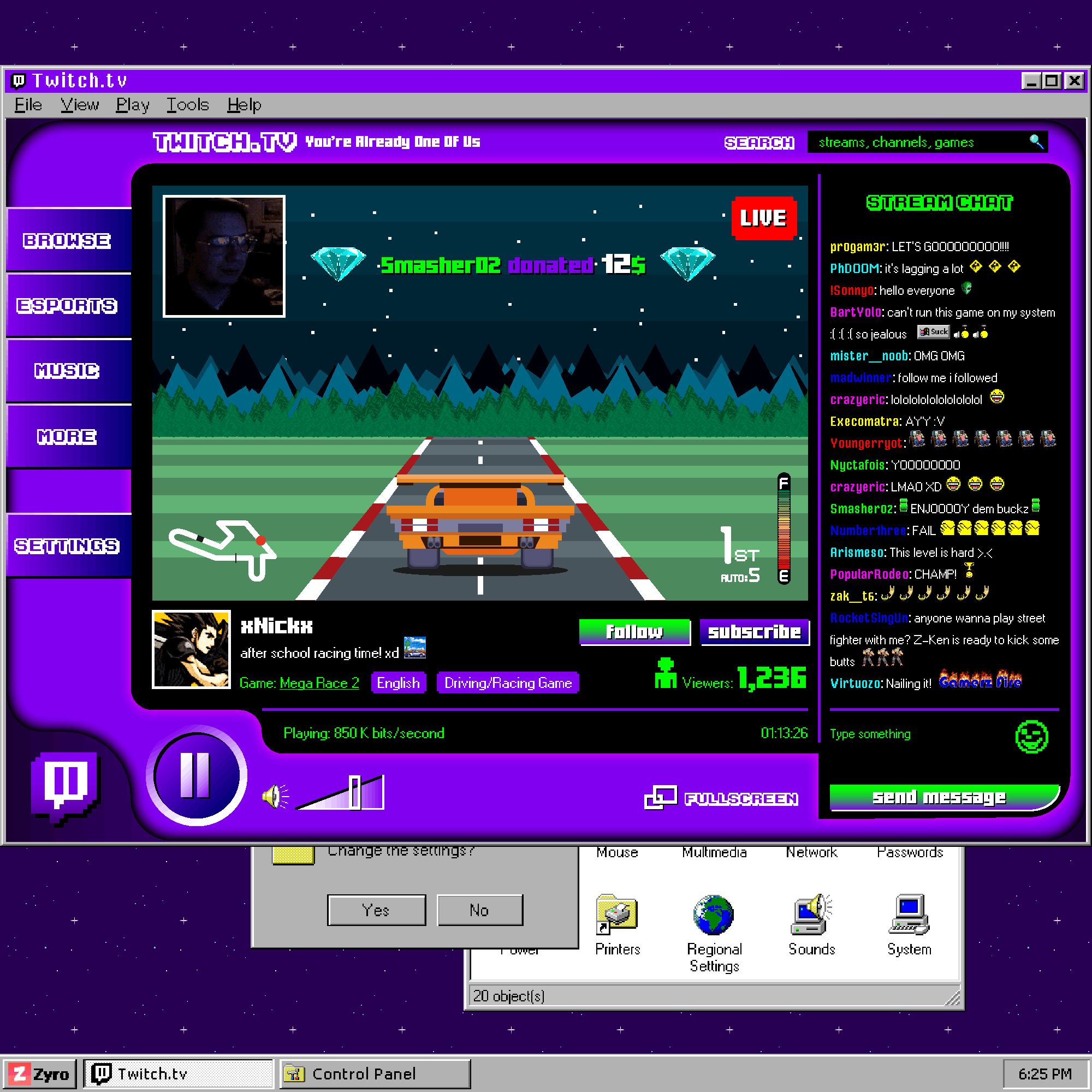 If Twitch Existed in the ‘90s