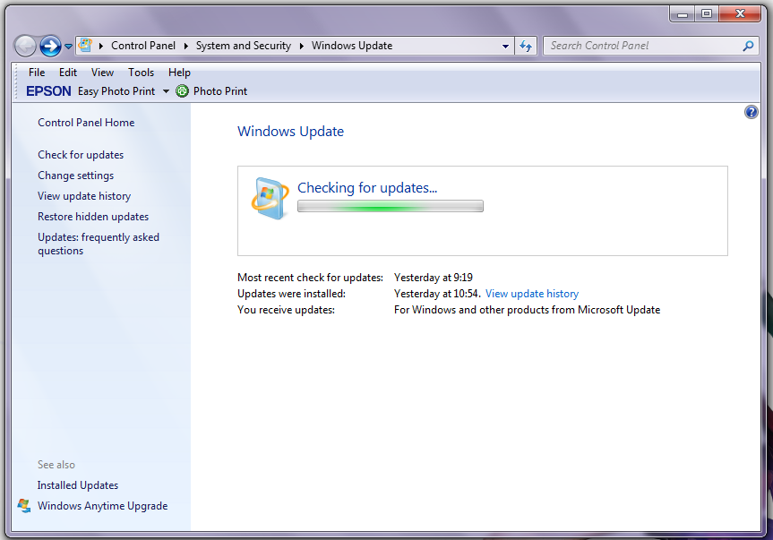 Антивирус майкрософт 7. Windows anytime upgrade Windows 7 код активации. Windows update в панели управления на английском. Updates are available Windows 7. Update to Windows 12.