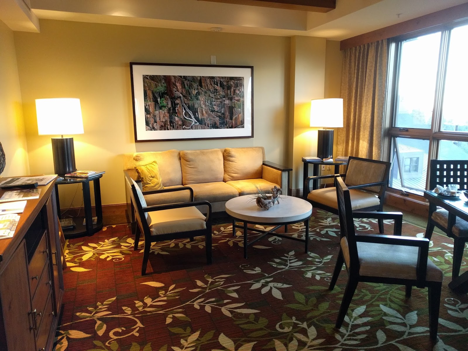 The Club Lounge at the Ritz Carlton Lake Tahoe