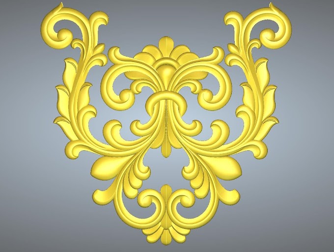 Aspire & ArtCam Design 3D STL File FREE Download by Sultan Carving. #Sultan_Carving ( #01 )