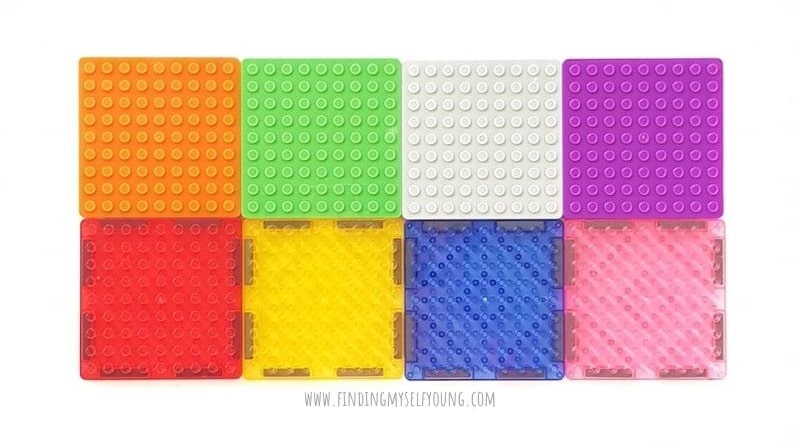 magbrix tiles in all available colours