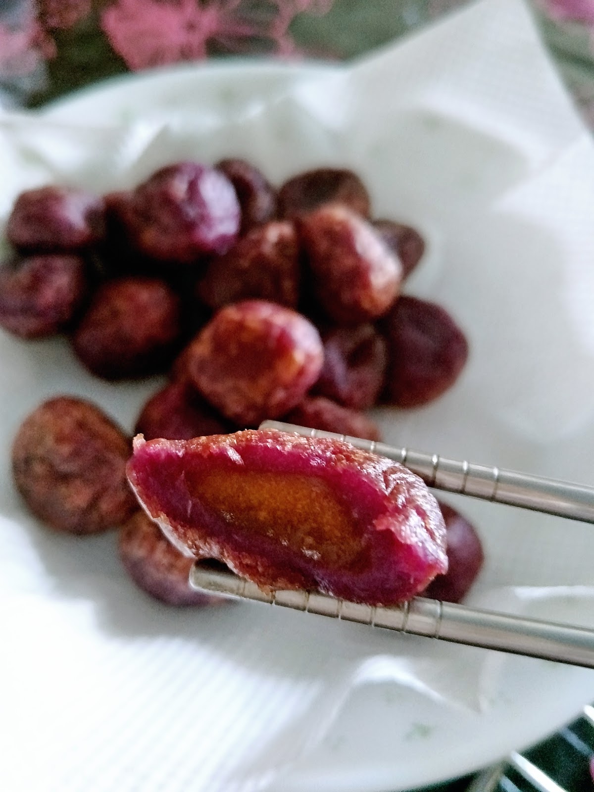 Mia Bakes Sweet Potato Mochi Nian Gao Balls MollyMia