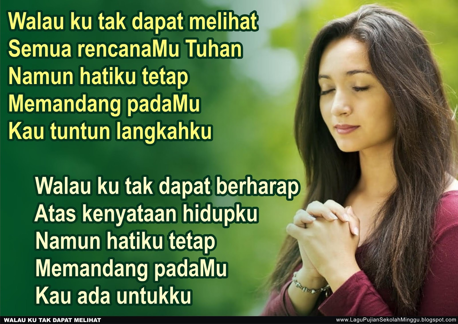 Lirik Lagu Pujian Rohani Kristen Sekolah Minggu Gereja Tuhan Yesus