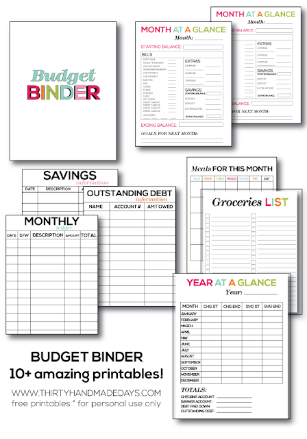 free budget binder