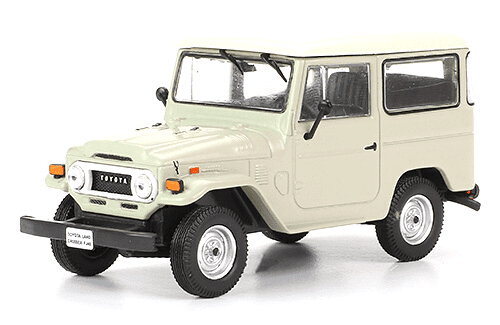 Toyota Land Cruiser FJ40 1:43, colección Toyota 50 años