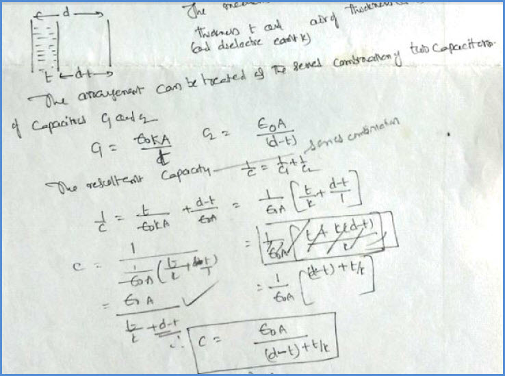 Working of Capacitor and Dielectric effect on Capacity IIT JEE and