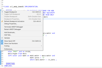 SAP ABAP Central: ABAP Managed Database Procedure