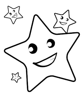 Desenhos de estrelas para colorir