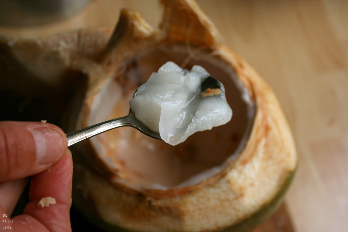 How To Open a Young Coconut