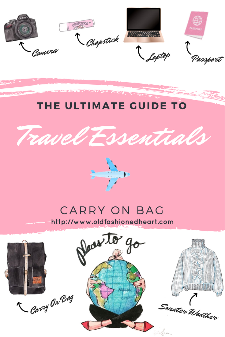 Travel Essentials Guide CarryOn Bag StudentDocBrock
