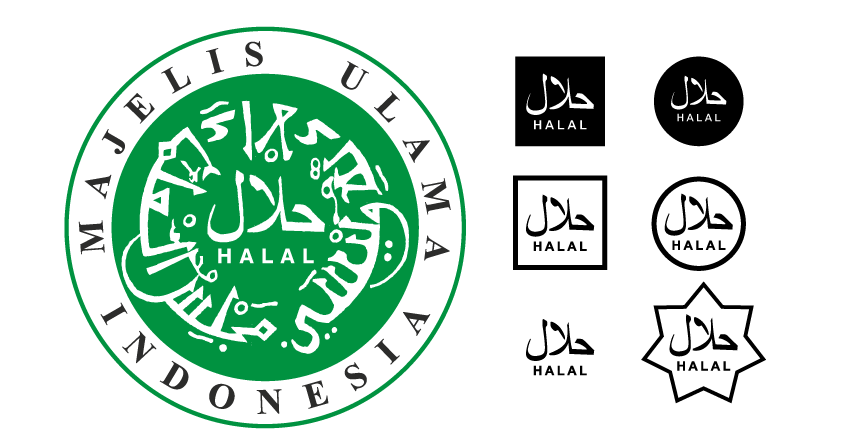 Set Logo Halal MUI dan biasa Vektor AI - Mas Vian