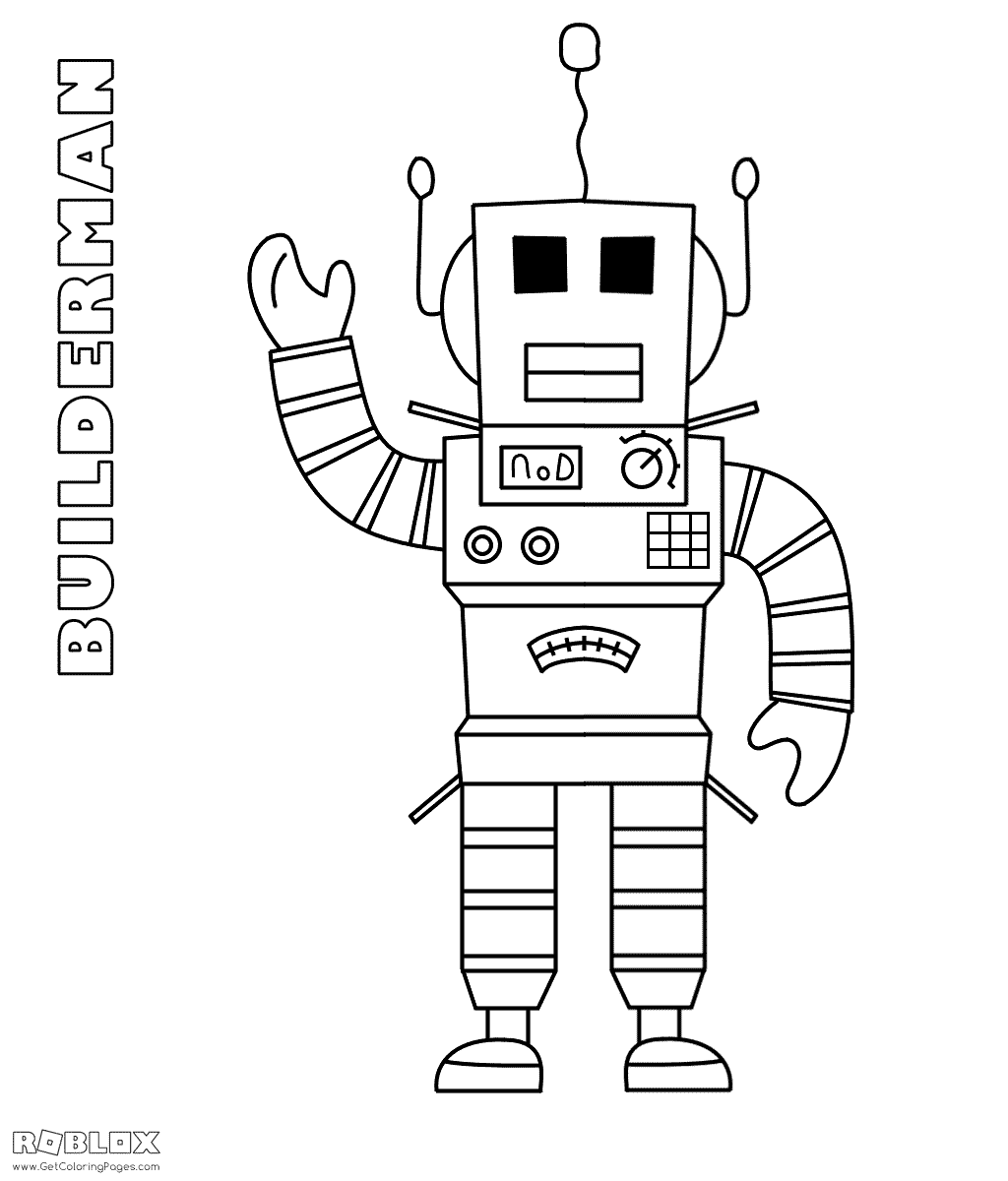 Rich Roblox Coloring Pages