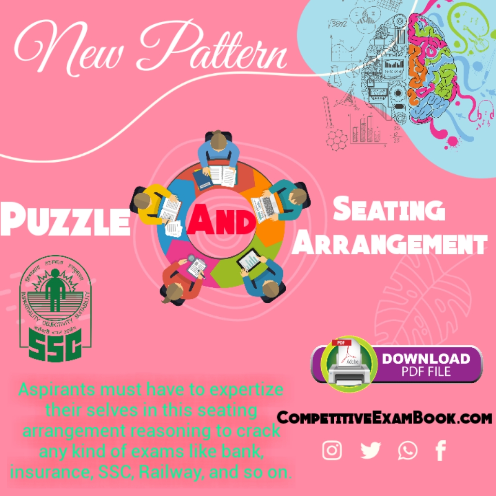 2000+ Puzzle and Seating Arrangement PDF - Download Now