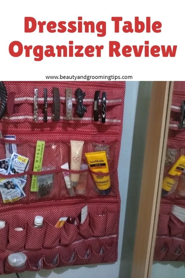 dressing table organizer review