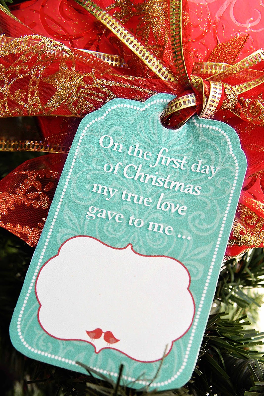 Family Home Fun 12 Days Of Christmas Gift Tag Printables Family Home Fun 12 Days Of Christmas Gift Tag Printables