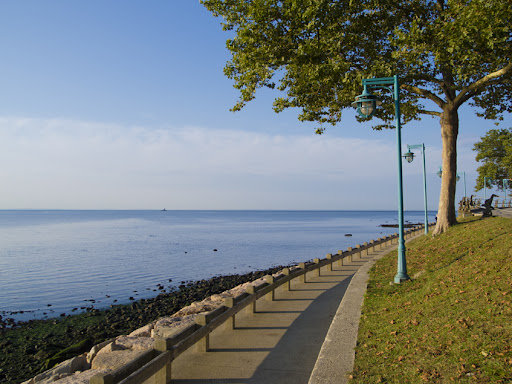 The walkway at St. Mary's By The Sea - Bridgeport CT