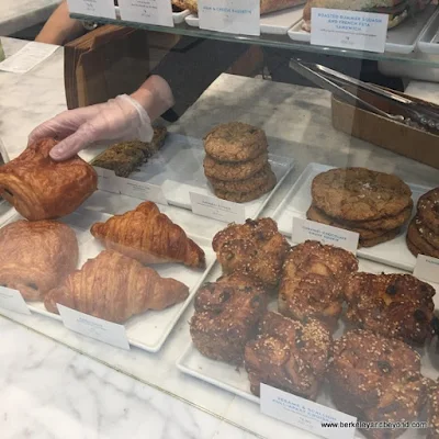 pastry selection at Blue Bottle Coffee in San Francisco's Financial District