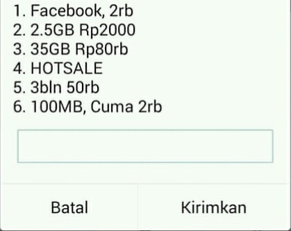 Cara Daftar Paket Internet 3 25 Gb Daftar Ini