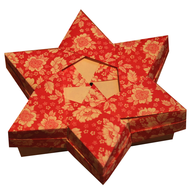 Origami Maniacs Origami Christmas Star Box By Robin Glynn