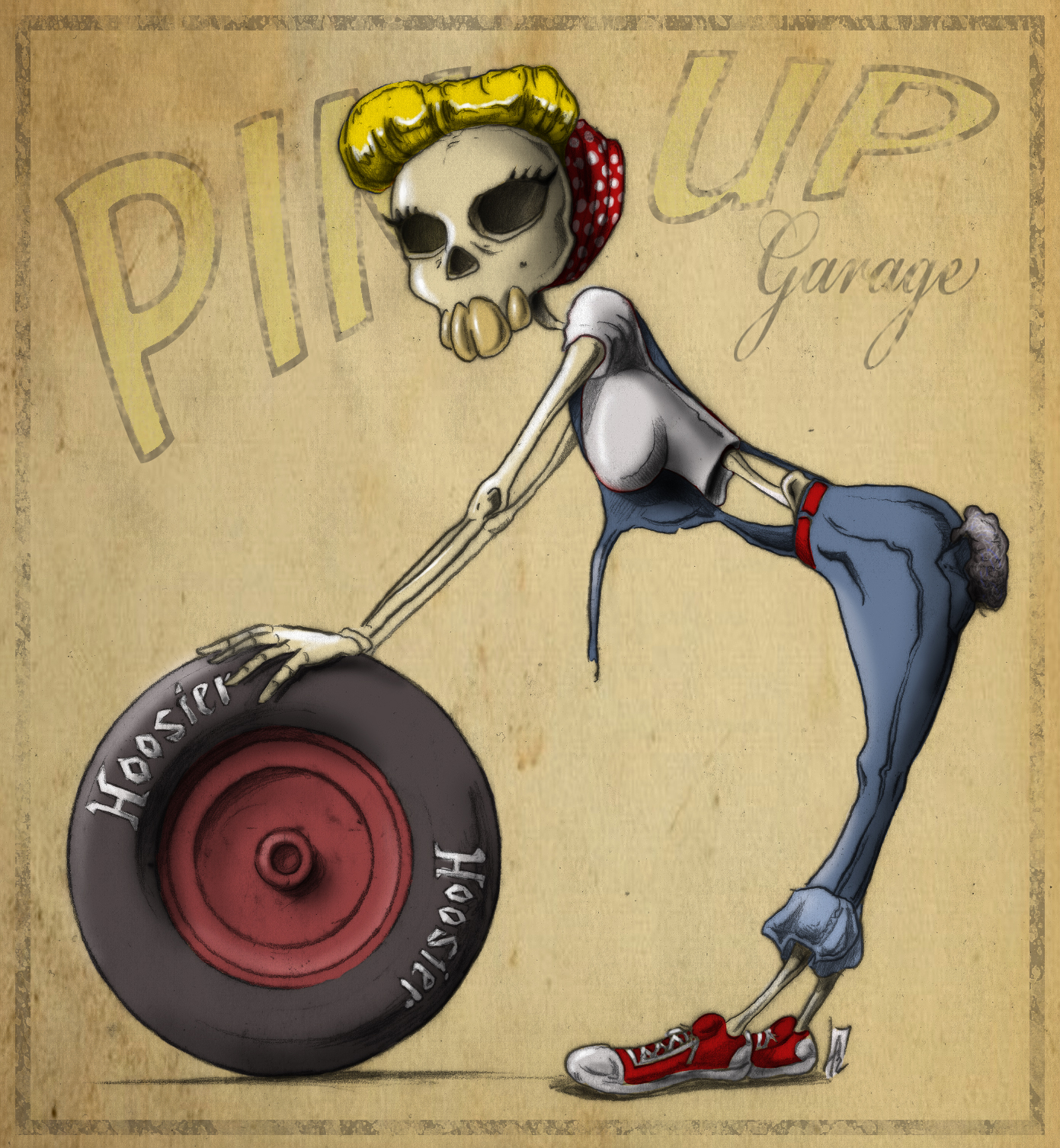 LucianoSanchezArt PiN UP Garage