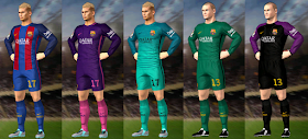 uniformes de barcelona para dream league soccer 17