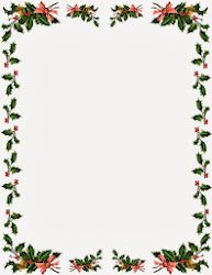 borders christmas clip vector border clipart bells holly