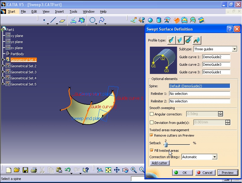 Product Design Engineering Surface Design (Sweep) Surface Design