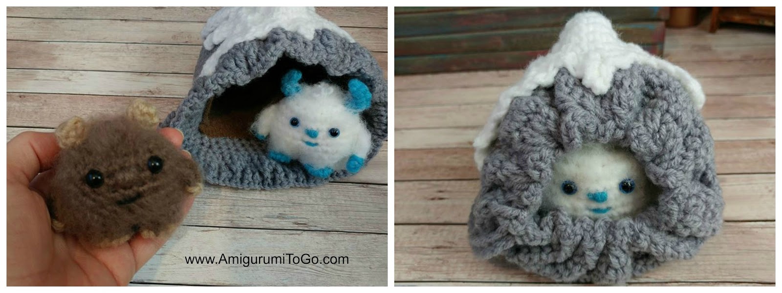 Mini Yeti amigurumi: Crochet pattern