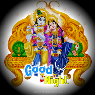 Good Night Images radha kirshana 