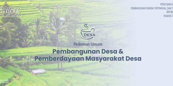 Permendesa PDTT Nomor 21 Tahun 2020 tentang Pedoman umum Pembangunan Desa dan Pemberdayaan Masyarakat Desa