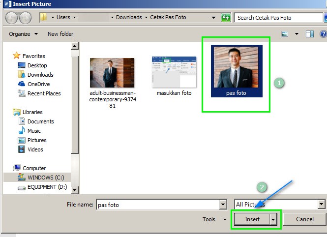 Memasukkan Foto2 Memasukkan Foto2
