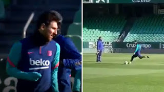 Messi takes part in shooting drill hours ahead of Supercopa final