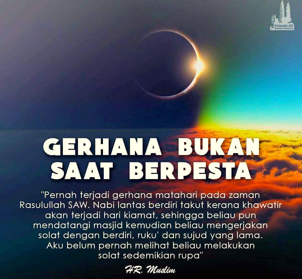 Cara solat gerhana bulan