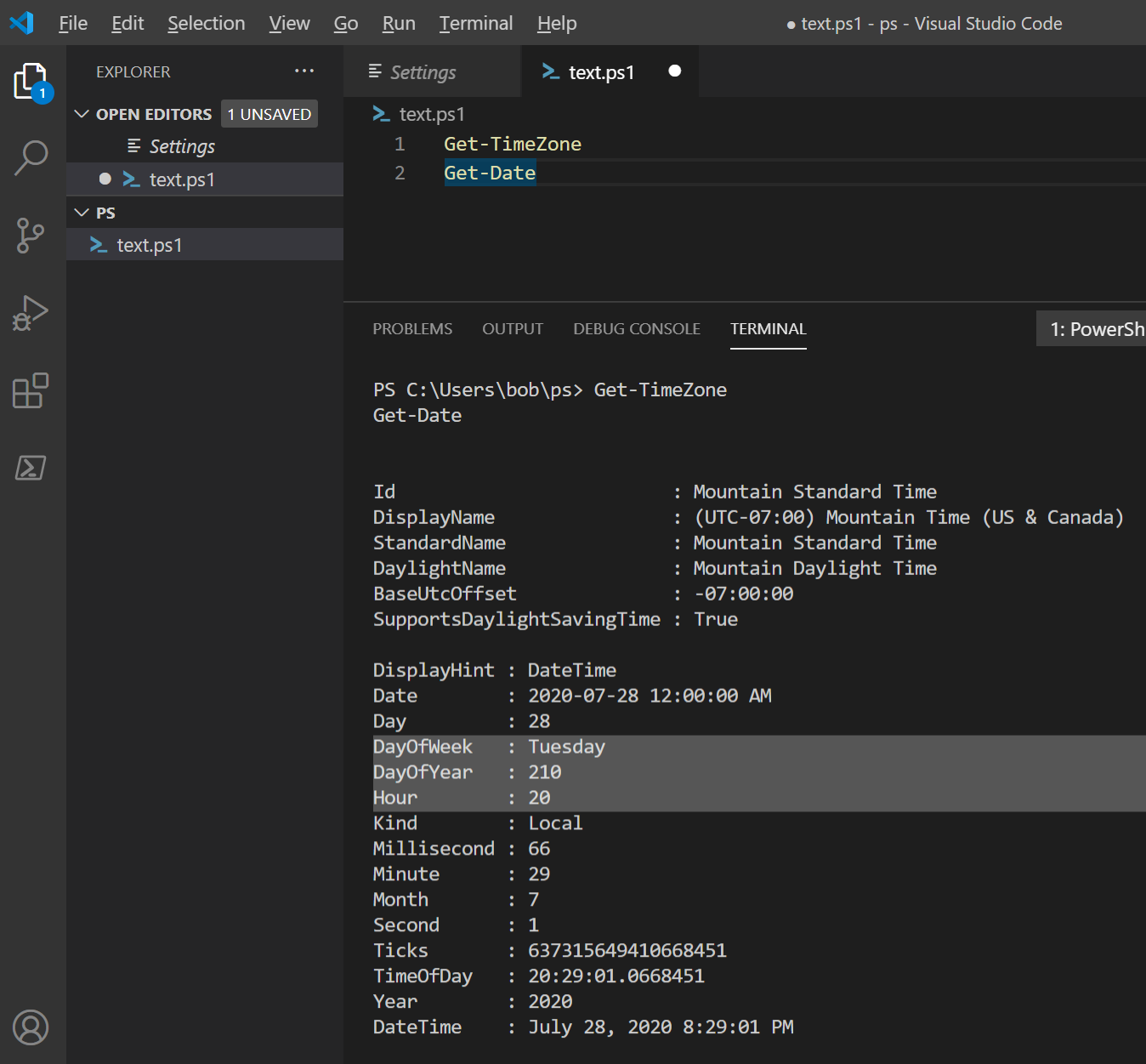 Chuanshuoge powershell 7 vscode