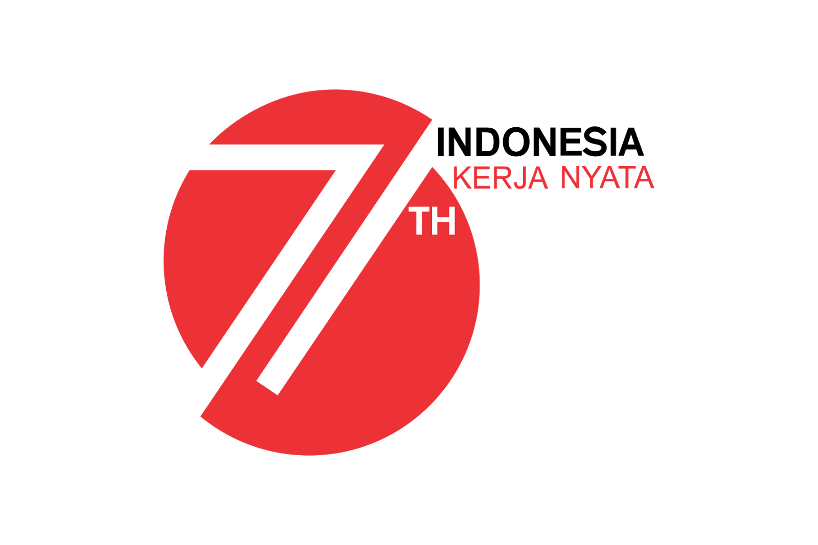 HUT RI ke-71 Logo