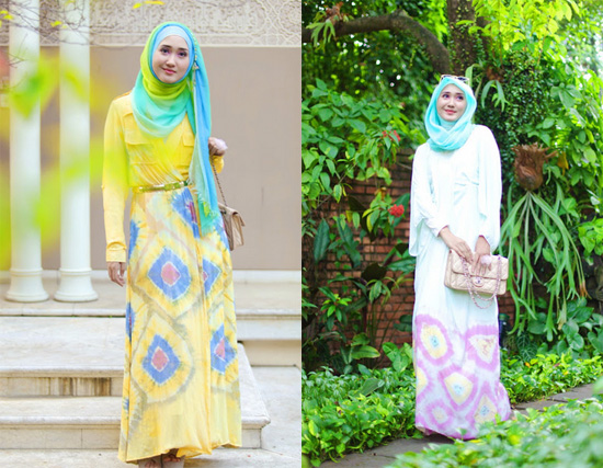 Fashionholic Gaya Busana Muslim Dian Pelangi Saat Lebaran