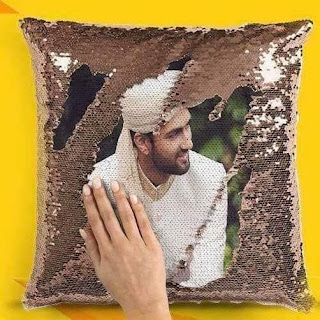 magic cushion cover with photo