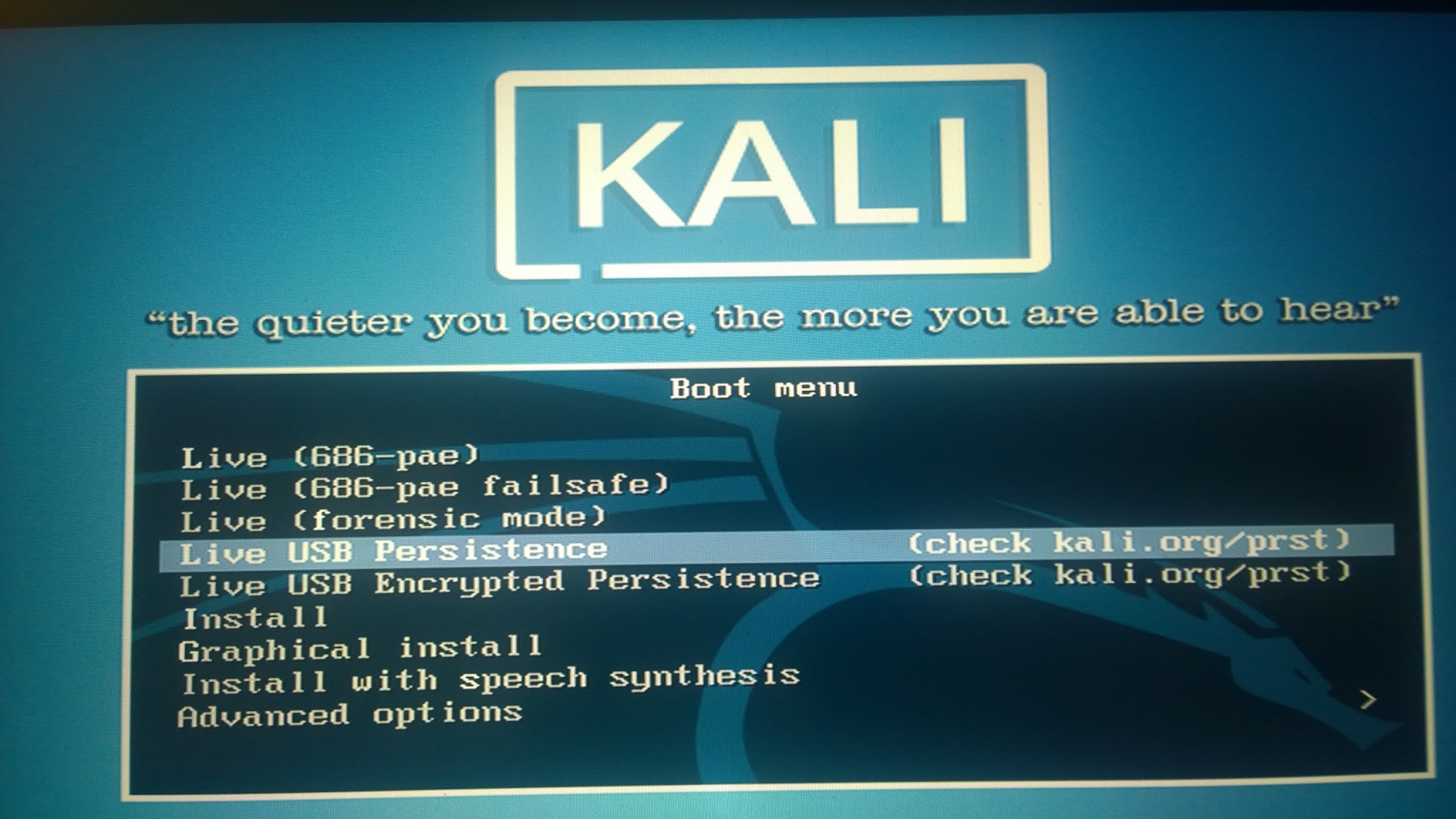 kali live usb kali live usb