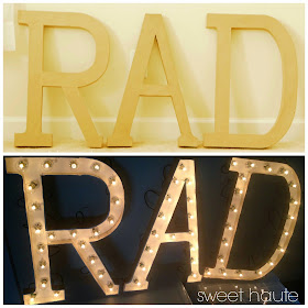 Rad Marquee DIY Sign